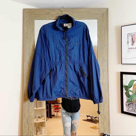 nike navy casual jacket